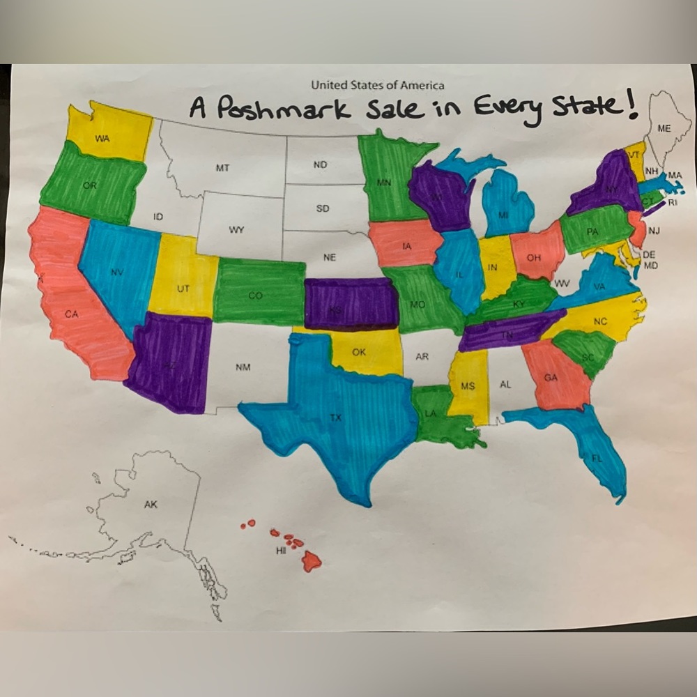 My goal: A sale in every state!